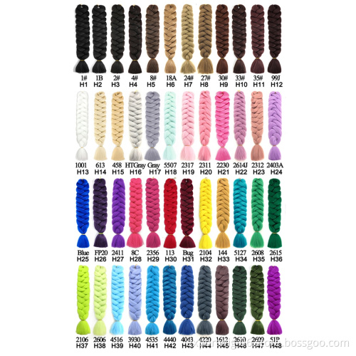 82 Inch 165G/pcs Yaki Texture Ombre Synthetic Braiding Hair Extensions Hot Water Setting Braiding Hair for Crochet Braids Twist